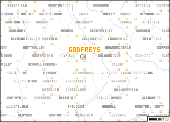 map of Godfreys