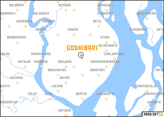 map of Godhibāri