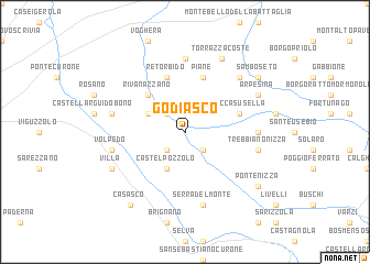 map of Godiasco