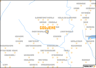 map of Godjémé