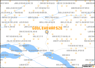 map of Godlewo Warsze