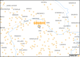 map of Godović