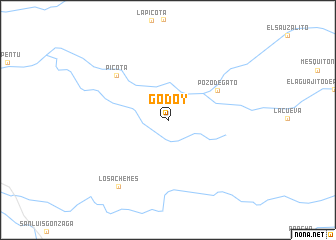 map of Godoy