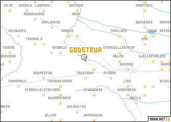 map of Gødstrup