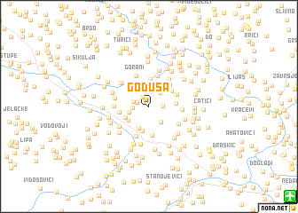 map of Goduša