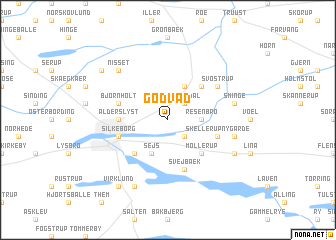 map of Gødvad