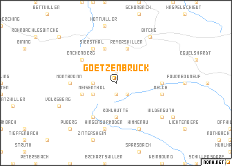 map of Goetzenbruck