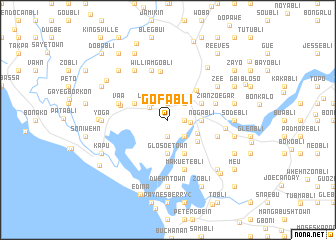 map of Gofabli