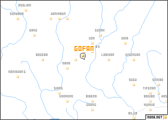 map of Gofan