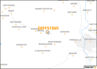 map of Goffstown