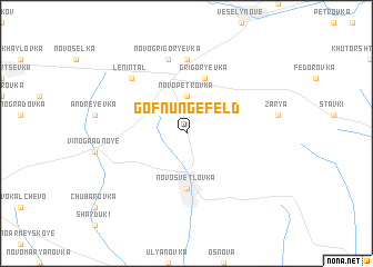 map of Gofnungefelʼd