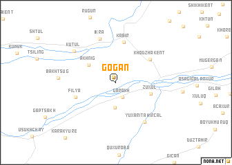 map of Gogan