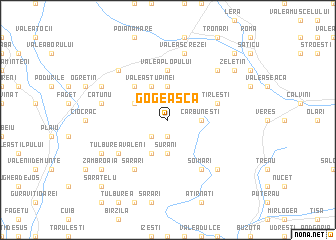 map of Gogeasca