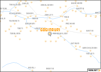 map of Goginauri