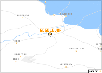 map of Gogolevka