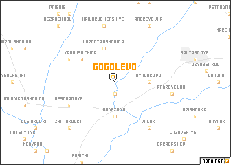 map of Gogolevo