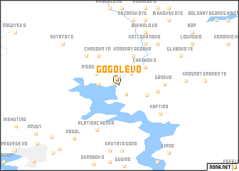 map of Gogolevo