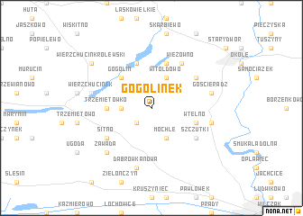 map of Gogolinek