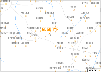 map of Gogonya