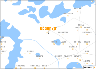 map of Gogonyo