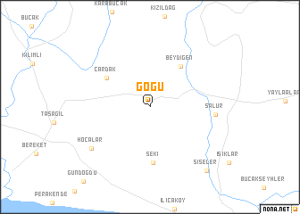 map of Göğü
