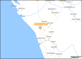 map of Gohardū