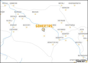 map of Göhertaş