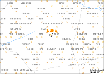 map of Gohé