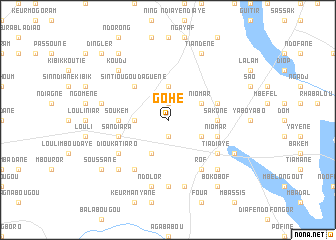 map of Gohé