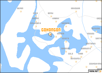 map of Gohongon