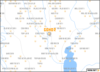 map of Gohor