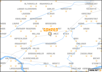 map of Göhren