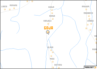 map of Goja