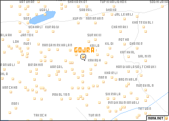 map of Gojra