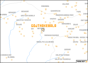 map of Gojt Mak-e Bālā