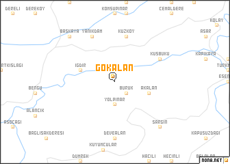 map of Gökalan