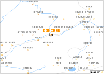 map of Gökçesu