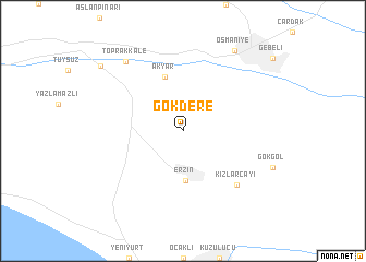 map of Gökdere