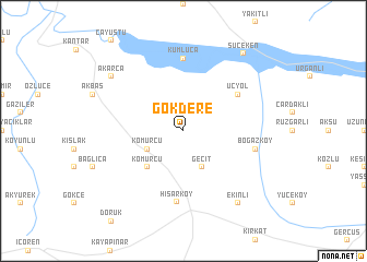 map of Gökdere