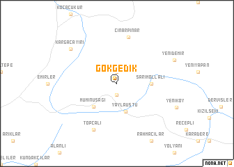 map of Gökgedik