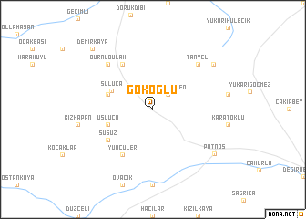 map of Gökoğlu