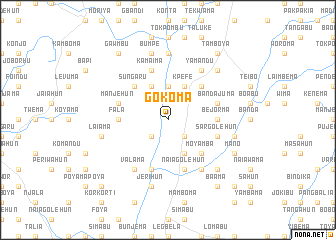 map of Gokoma