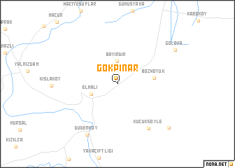 map of Gökpınar