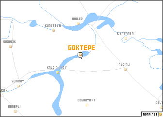 map of Göktepe