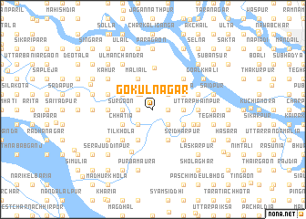 map of Gokulnagar