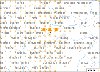 map of Gokulpur