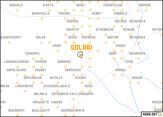 map of Golaai