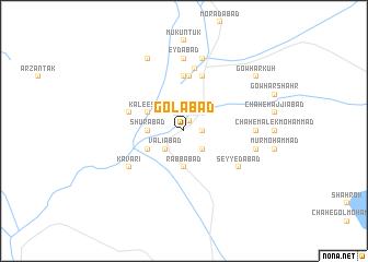 map of Golābād