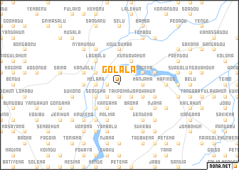 map of Golala