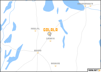 map of Golala